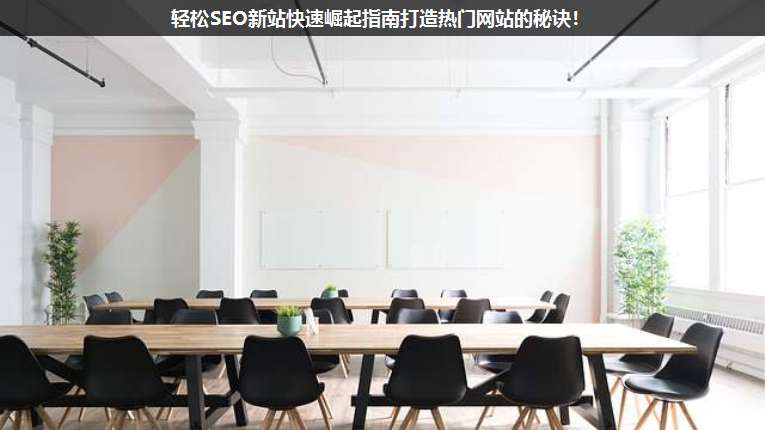 轻松SEO新站快速崛起指南打造热门网站的秘诀!