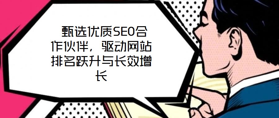  甄选优质SEO合作伙伴，驱动网站排名跃升与长效增长