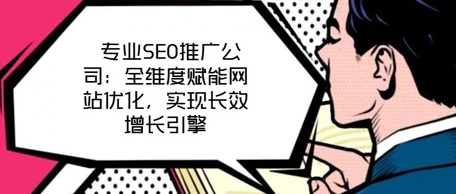  专业SEO推广公司：全维度赋能网站优化，实现长效增长引擎