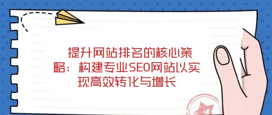  提升网站排名的核心策略：构建专业SEO网站以实现高效转化与增长