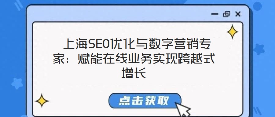  上海SEO优化与数字营销专家：赋能在线业务实现跨越式增长