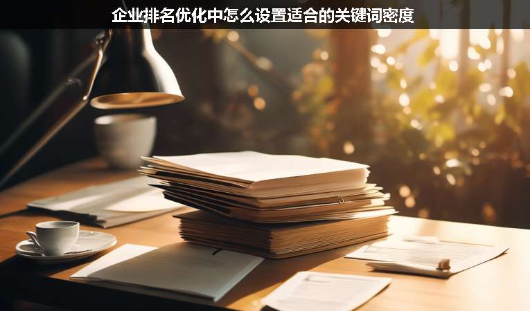 企业排名优化中怎么设置适合的关键词密度